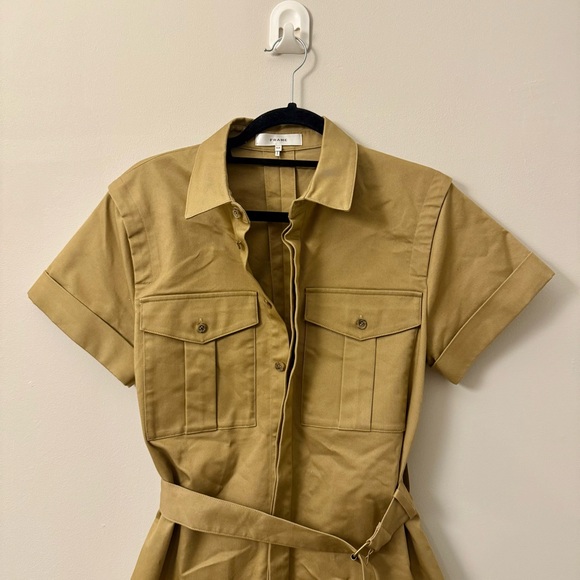 FRAME - Utility Romper in Khaki Tan - NWOT - Small - Picture 4 of 5